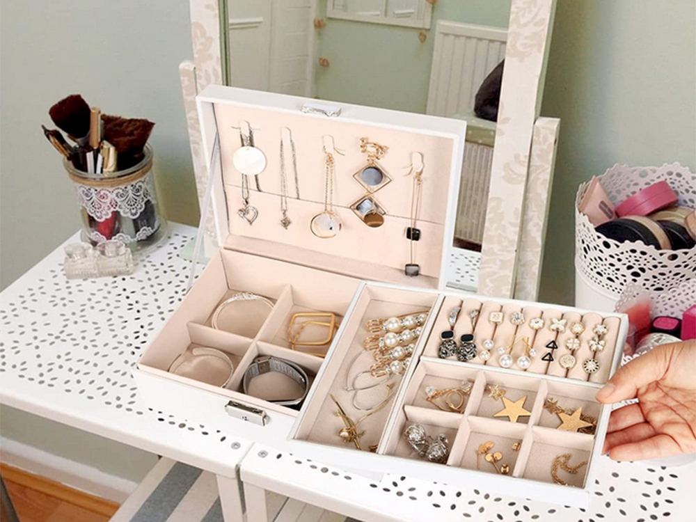 Skrynios organizatorius papuošalų dėžutė elegantiška raktų dėžutė