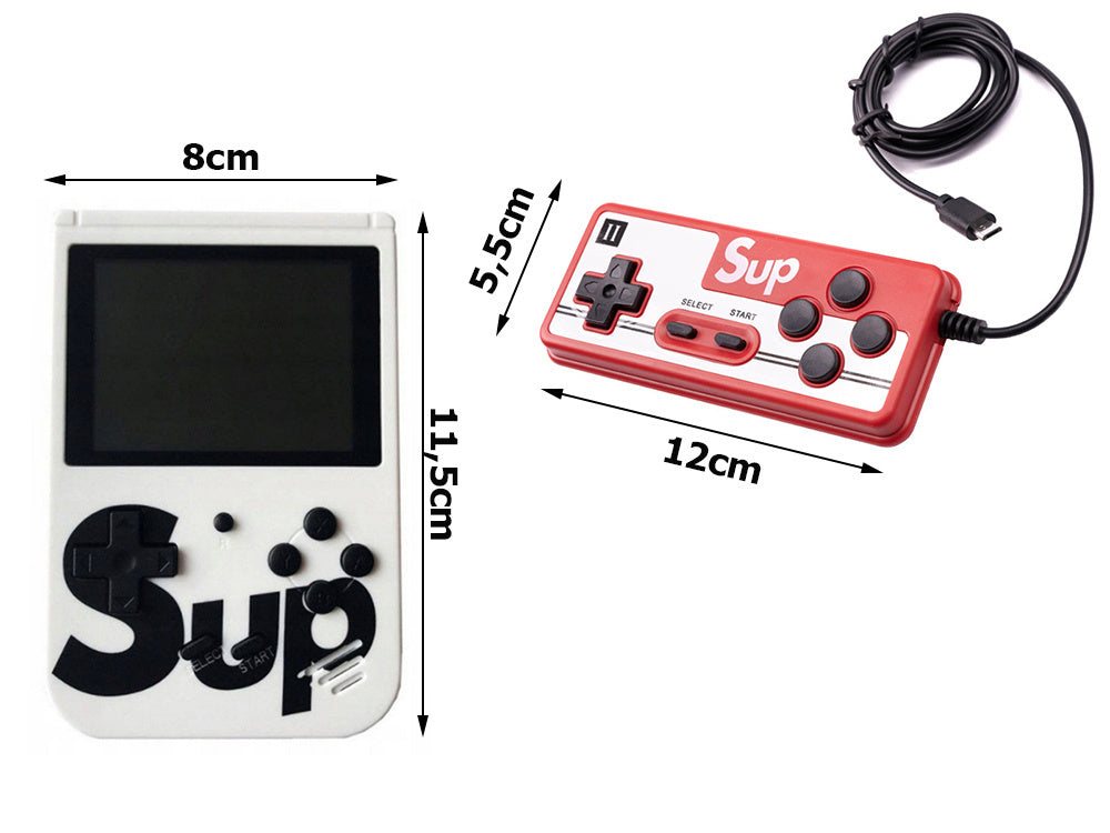 Retro mini nešiojamoji konsolė 400 žaidimų 3.0 tv žaidimų dėžutė žaidimai nuotolinio valdymo pultelis