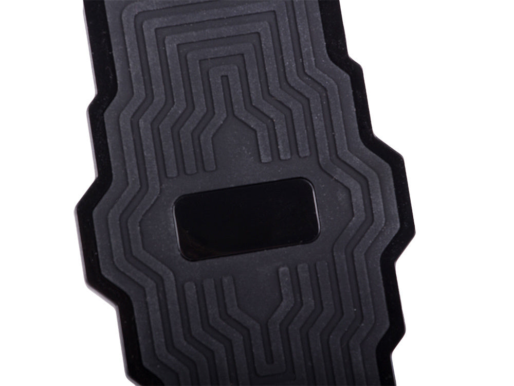 Nuo smūgių apsaugotas dviračio vairo telefono laikiklis