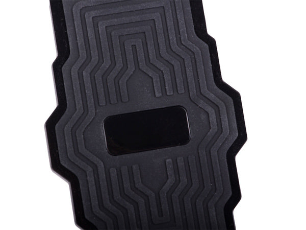 Nuo smūgių apsaugotas dviračio vairo telefono laikiklis