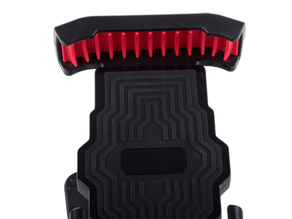 Nuo smūgių apsaugotas dviračio vairo telefono laikiklis