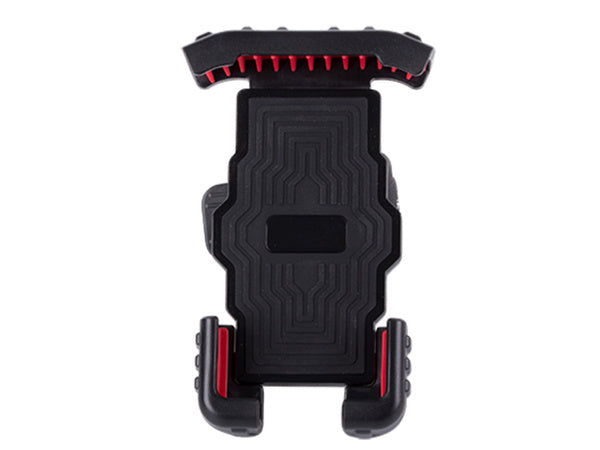 Nuo smūgių apsaugotas dviračio vairo telefono laikiklis