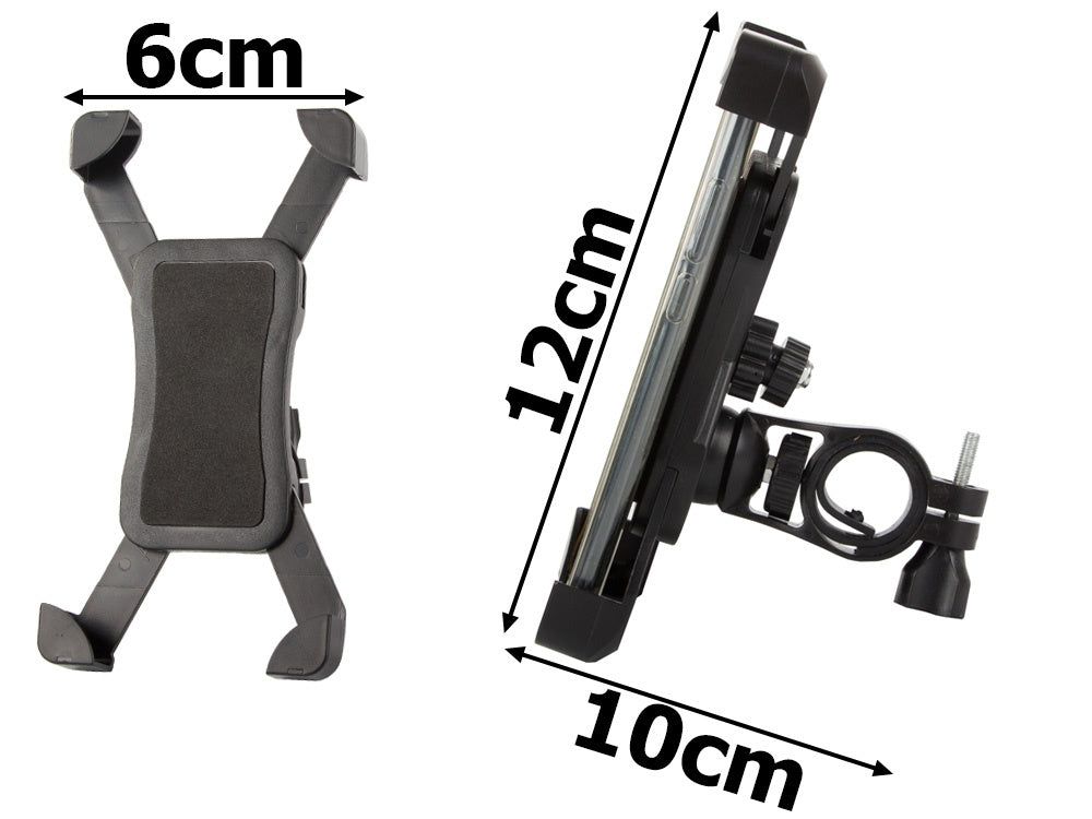 Dviračio vairas stabilus stiprus telefono laikiklis motociklo vairas 360