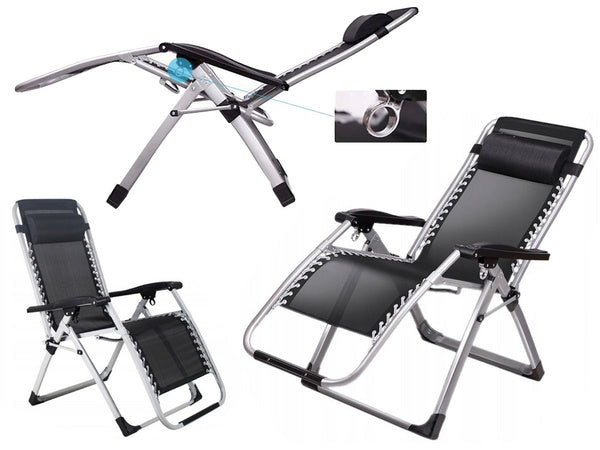 Sodo gultas paplūdimio sulankstoma pagalvėlė gravitacija gravitacija sustiprinta