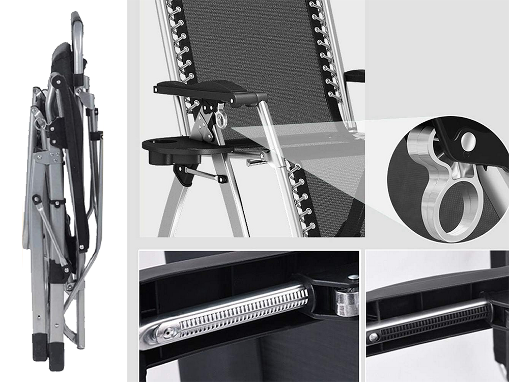 Sodo gultas paplūdimio sulankstoma pagalvėlė gravitacija gravitacija sustiprinta