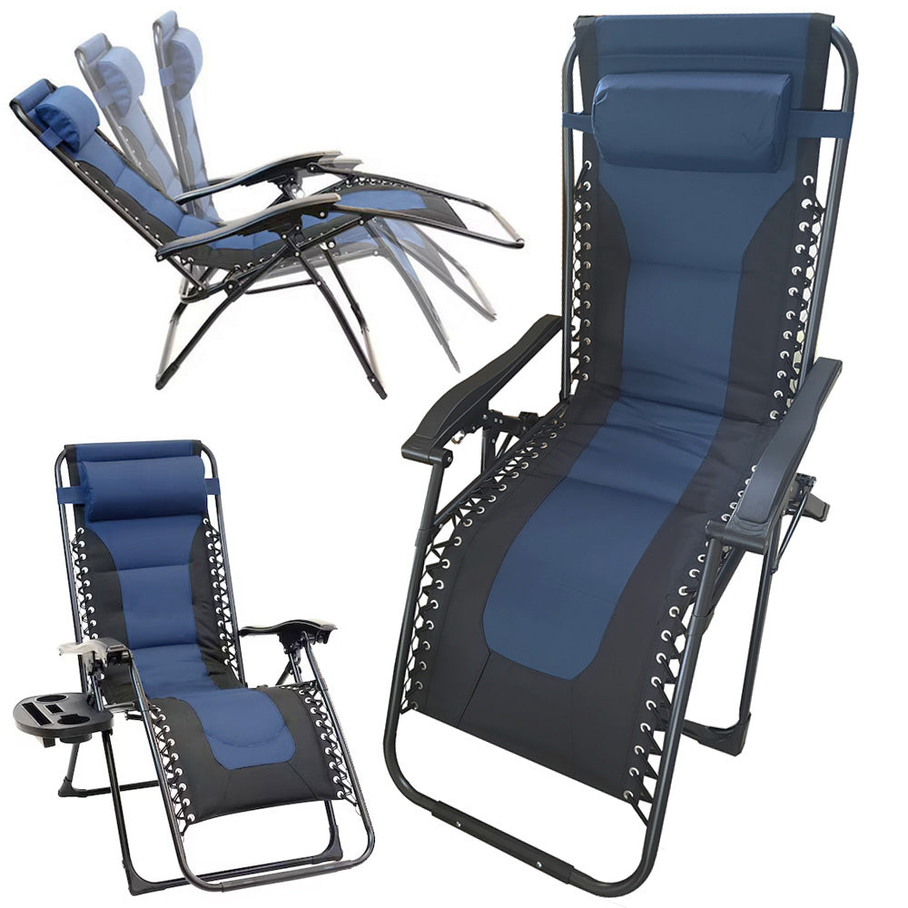 Sodo paplūdimio gultas sulankstomas pagalvėlė gravitacija sustiprinta minkšta, Mėlyna, Szín, Kék