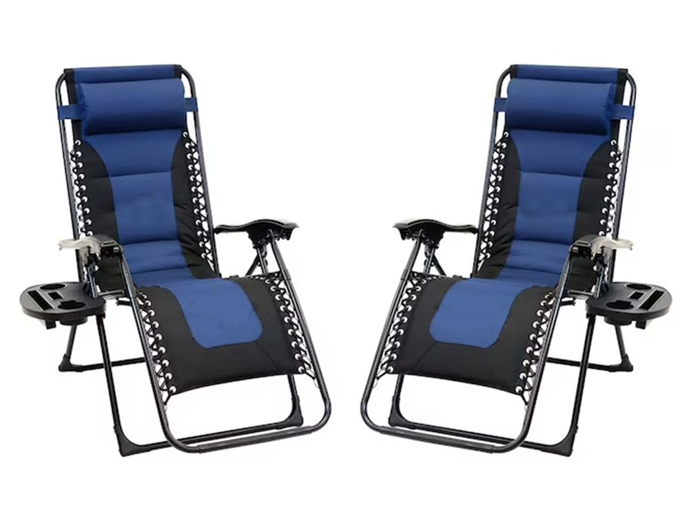 Sodo paplūdimio gultas sulankstomas pagalvėlė gravitacija sustiprinta minkšta, Mėlyna, Szín, Kék