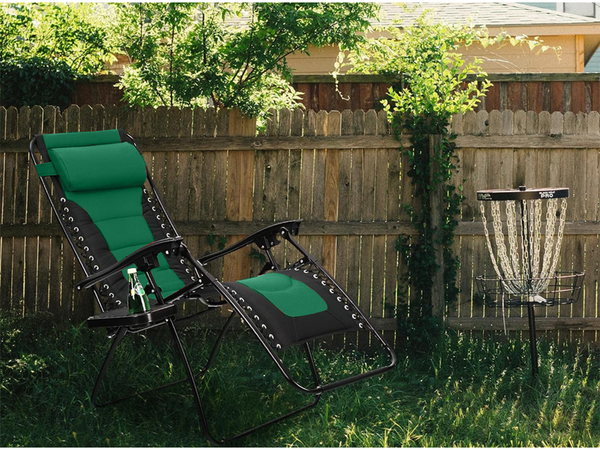 Sodo paplūdimio gultas sulankstomas pagalvėlė gravitacija sustiprinta minkšta, Žalia, Szín, Zöld