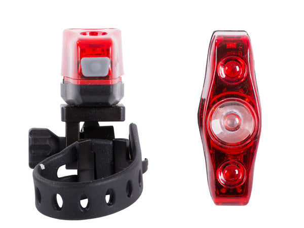 Dviračio šviesos rinkinys priekyje + galinis led dviračių vairas stiprus