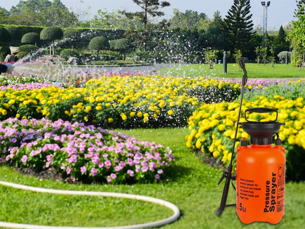 Slėginis purkštuvas sodo rankinis purkštuvas ilgas lancetas 5l diržas