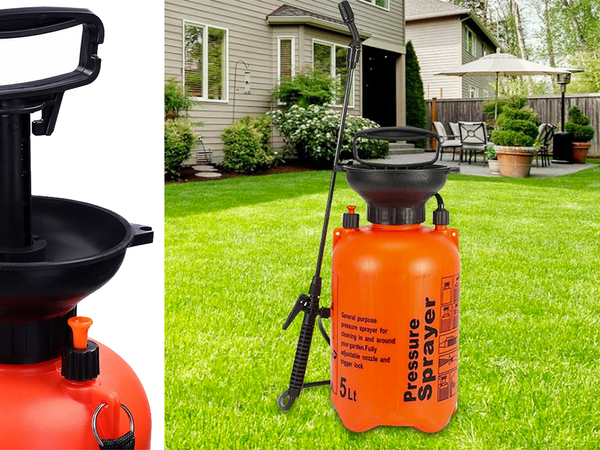 Slėginis purkštuvas sodo rankinis purkštuvas ilgas lancetas 5l diržas