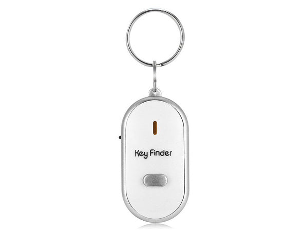 Švilpukas raktų pultelis su led šviesos iki raktų ieškiklis, Baltas, Szín, Fehér