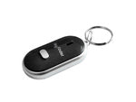 Švilpukas raktų pultelis su led šviesos iki raktų ieškiklis, Juoda, Szín, Fekete