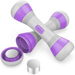 Fitneso hanteliai reguliuojami 2 x 2 kg 2 vienetų reguliuojamo svorio rinkinys, Violetinė, Szín, Lila