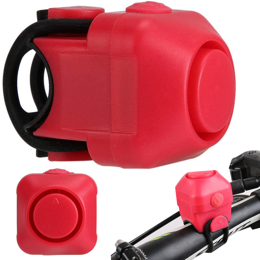 Dviračio skambutis elektroninis garsinis signalas garsus 130 db dviračių pavojaus sirena, Raudona, Szín, Piros