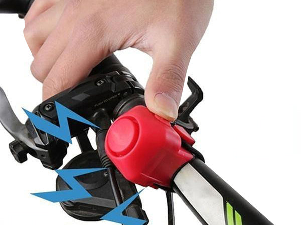 Dviračio skambutis elektroninis garsinis signalas garsus 130 db dviračių pavojaus sirena, Raudona, Szín, Piros