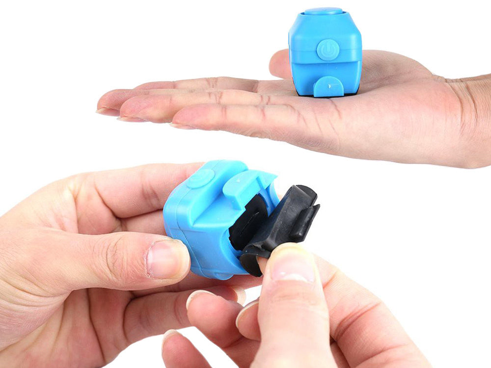 Dviračio skambutis elektroninis garsinis signalas garsus 130 db dviračių pavojaus sirena, Mėlyna, Szín, Kék