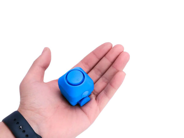 Dviračio skambutis elektroninis garsinis signalas garsus 130 db dviračių pavojaus sirena, Mėlyna, Szín, Kék