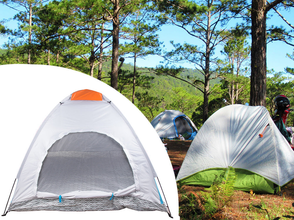 Lauko kempingo palapinės tinklelis nuo uodų 2 asmenims