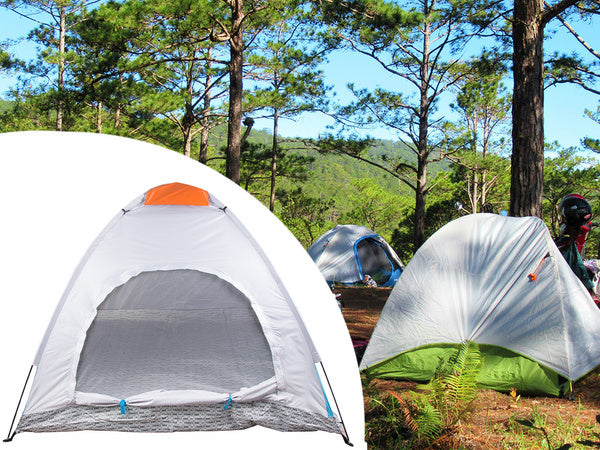 Lauko kempingo palapinės tinklelis nuo uodų 2 asmenims