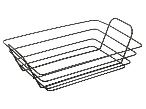 Palėpės metalinis vielos krepšelis virtuvėje vaisiams duonai su pamušalu