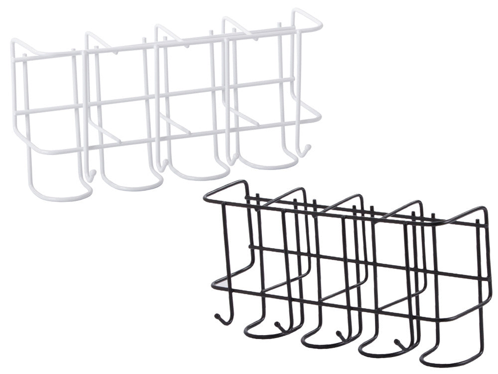 Metalinis laikiklis 4 skėčiams su 4 kabliukais metalinis organizatorius
