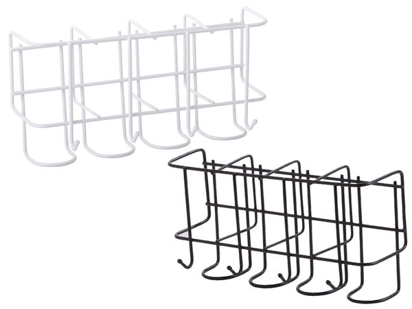 Metalinis laikiklis 4 skėčiams su 4 kabliukais metalinis organizatorius