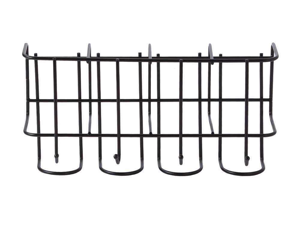 Metalinis laikiklis 4 skėčiams su 4 kabliukais metalinis organizatorius