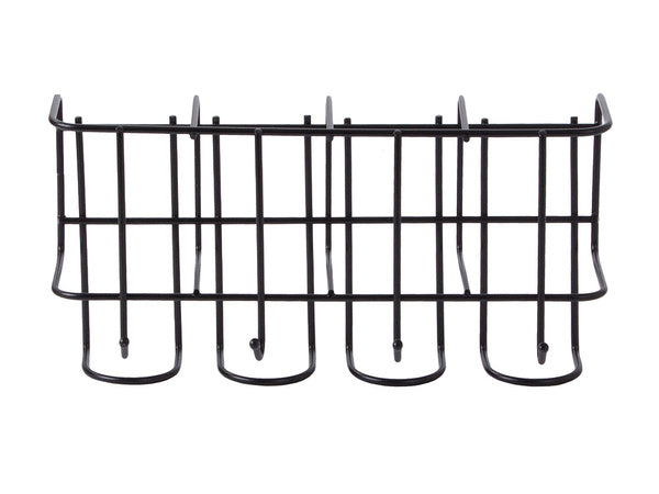 Metalinis laikiklis 4 skėčiams su 4 kabliukais metalinis organizatorius