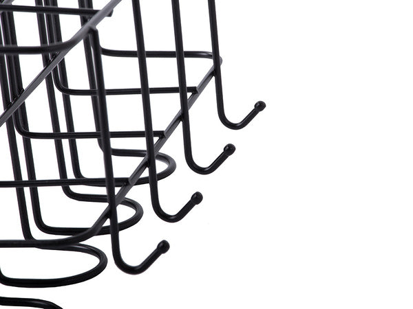 Metalinis laikiklis 4 skėčiams su 4 kabliukais metalinis organizatorius