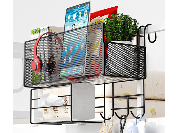 Lentyna virtuvės organizatorius konteineris palėpės pakabukas 3 x kabliukai rankenos