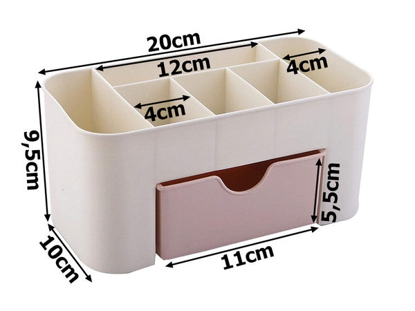 Skrynelė kosmetikos organizatorius papuošalų stalčius šepetėlio laikiklis, Rožinė, Szín, Rózsaszín