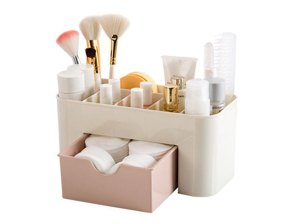 Skrynelė kosmetikos organizatorius papuošalų stalčius šepetėlio laikiklis, Rožinė, Szín, Rózsaszín