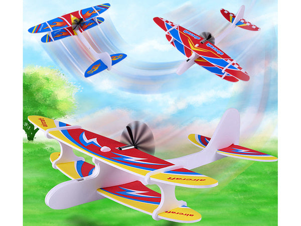 Polistireninis lėktuvas plaukioja putplastis usb variklis sklandytuvas strėlė šviesa, Mėlyna, Szín, Kék