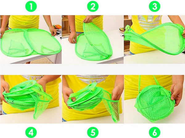 Sulankstomas skalbinių krepšys žaislų laikiklis didelis saugojimo konteineris, Žalia, Szín, Zöld