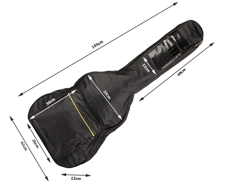 Akustinės klasikinės gitaros dėklas su kišenėmis petnešomis gitaros laikiklis