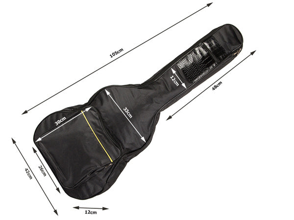 Akustinės klasikinės gitaros dėklas su kišenėmis petnešomis gitaros laikiklis