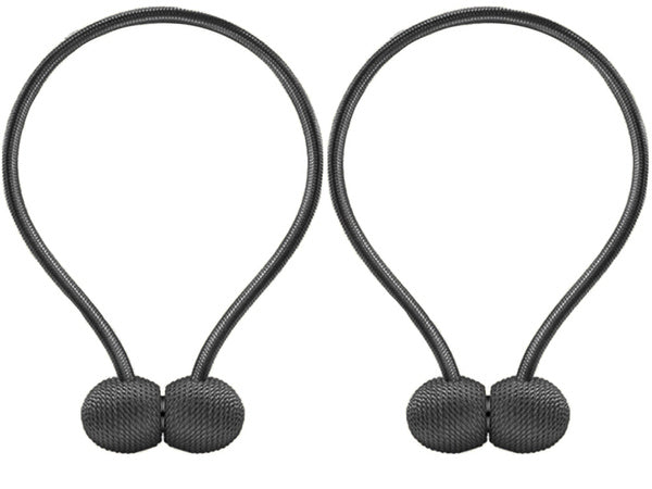 Dekoratyviniai užuolaidų spaustukai, turintys stiprų magnetą, Juoda, Szín, Fekete