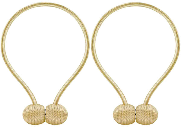 Dekoratyviniai užuolaidų spaustukai, turintys stiprų magnetą, Auksinis, Szín, Aranysárga