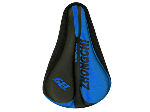 Smūgius amortizuojantis gelinis dviračių balnelio padėkliukas 3d dangtelis profiliuotas, Mėlyna, Szín, Kék