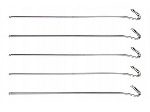 Tent piles anchor pigs steel 31cm 10vnt kabliukų ir kilpų smeigtukai