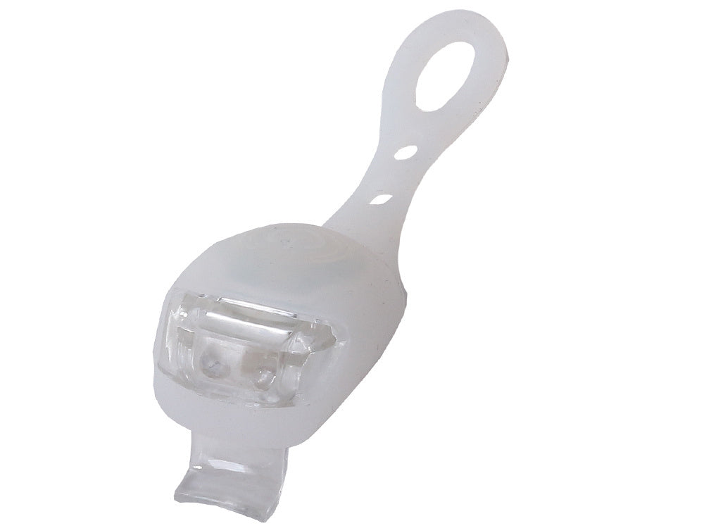 Dviračių žibintas 2 led priekinis žibintas 2 vnt silikono atsparus vandeniui, Baltas, Szín, Fehér