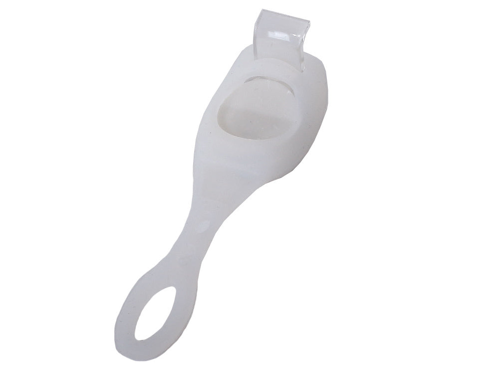 Dviračių žibintas 2 led priekinis žibintas 2 vnt silikono atsparus vandeniui, Baltas, Szín, Fehér