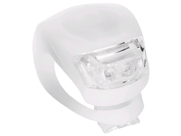 Dviračių žibintas 2 led priekinis žibintas 2 vnt silikono atsparus vandeniui, Baltas, Szín, Fehér