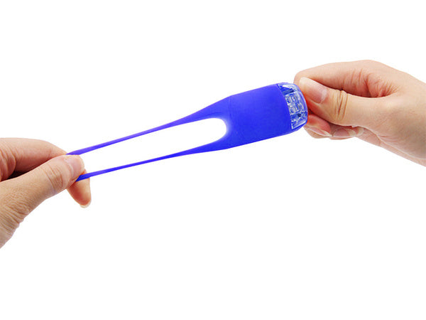 Dviračių žibintas 2 led priekinis žibintas 2 vnt silikono atsparus vandeniui, Mėlyna, Szín, Kék