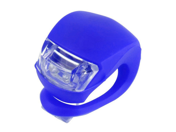 Dviračių žibintas 2 led priekinis žibintas 2 vnt silikono atsparus vandeniui, Mėlyna, Szín, Kék