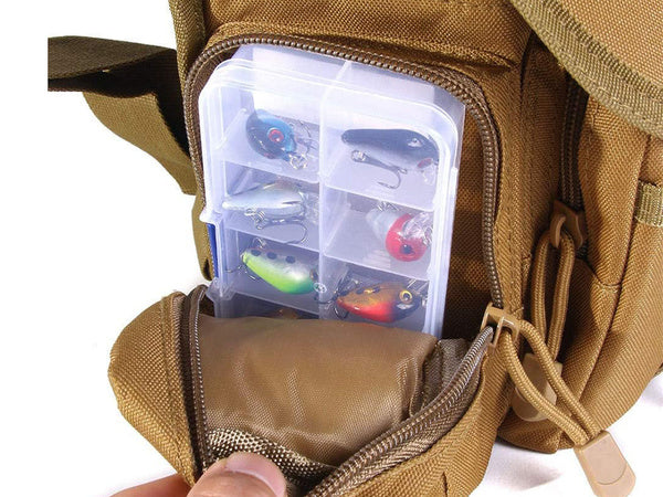 Klubo kišenė kojos krepšys karinis taktinis talpus karinis inkstas, Ruda, Szín, Barna