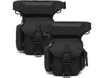 Klubo kišenė kojos krepšys karinis taktinis talpus karinis inkstas, Juoda, Szín, Fekete