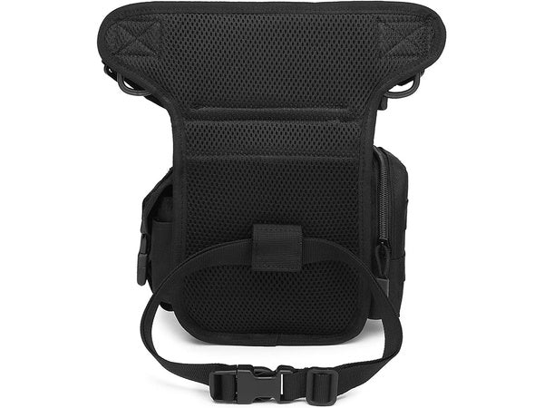 Klubo kišenė kojos krepšys karinis taktinis talpus karinis inkstas, Juoda, Szín, Fekete