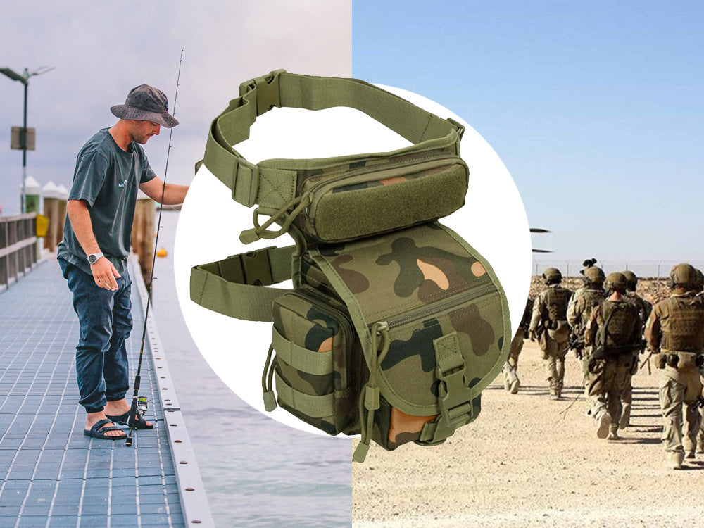 Klubo kišenė kojos krepšys karinis taktinis talpus karinis inkstas, Moro, Szín, Moro